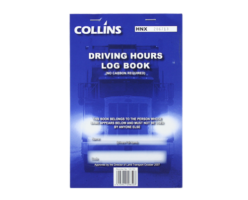 Driving Hours Log Book - Triplicate - A5