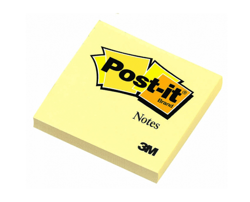 Post It Sticky Notes YLW 36x48mm 12/Pk