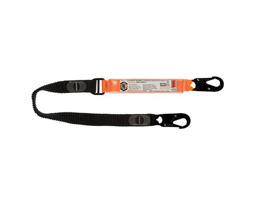 Linq Elite S/Leg Shock Elasticated Lanyard w Hardware SNx2