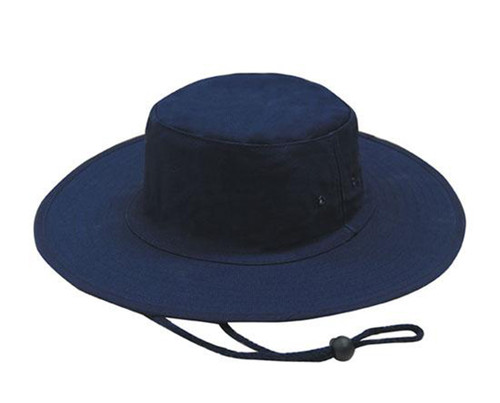 Canvas Sun Hat With Chin Strap