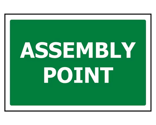Assembly Point Label - 480x600mm