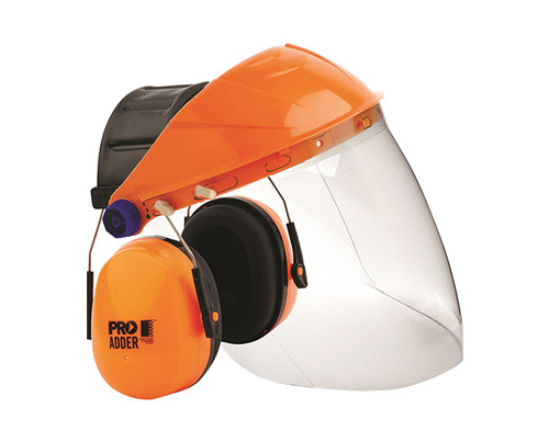 Prochoice Browguard + Clear Visor + Adder Earmuff Combo