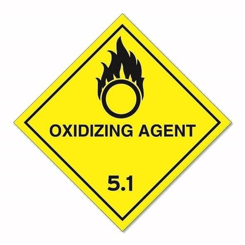 Sign ACM - Hazchem 5.1 Oxidizing Agent ACM - 600x400mm