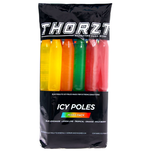Thorzt Icy Pole Mixed Flavour Pack 10x90ml/Pk 15pk/Ctn