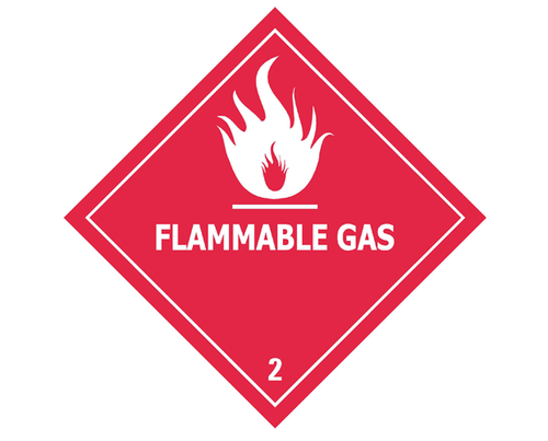Flammable Gas Class 2 - 295x295mm