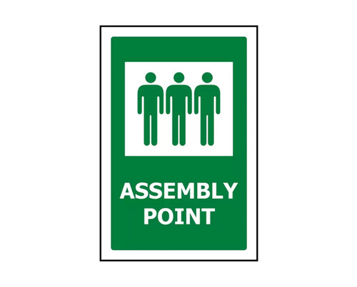 Sign ACM - Assembly Point Large ACM - 480x600mm