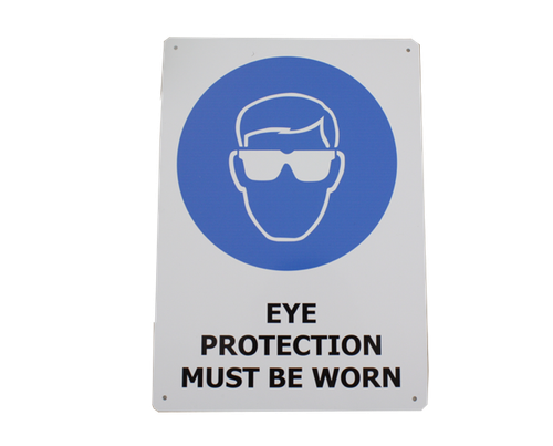 Sign ACM - Eye Protection Must be Worn - 240x340mm