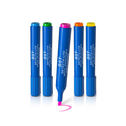 Vikan Detectable Highlighter Marker Retractable Pen