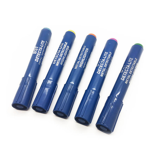Vikan Detectable Highlighter Marker Retractable Pen