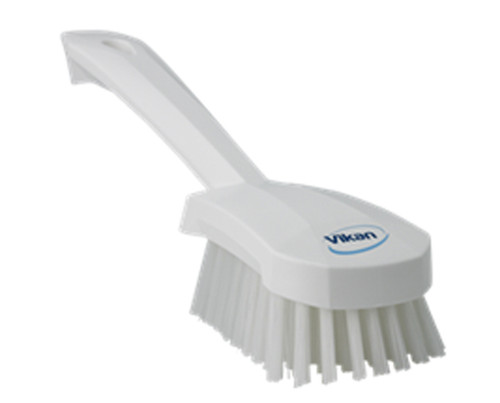 Vikan Churn Brush Short Handle Stiff Bristle