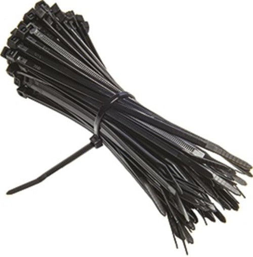Cable Ties 100/Pk- CT370STUV Black 370x4.8mm