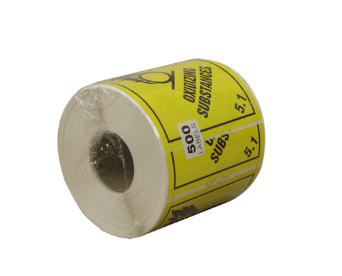 Label DG Oxidizing Substances Class 5.1