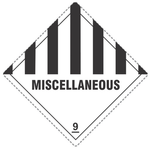 Label DG Misc. Class 9 500/Roll