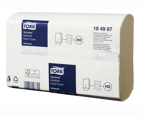 Tork H2 1Ply White Universal Hand Towel 21/Ctn