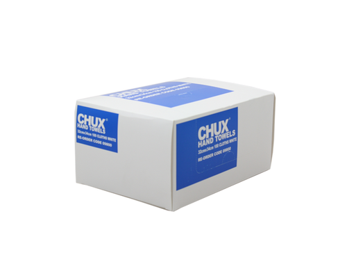 Chux Regular Wipes White 32x34cm 6/Ctn