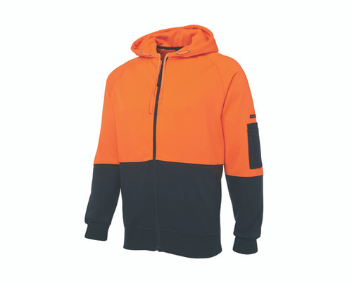 Hoodie  Fleece 1/2 Zip HiVis 280gsm