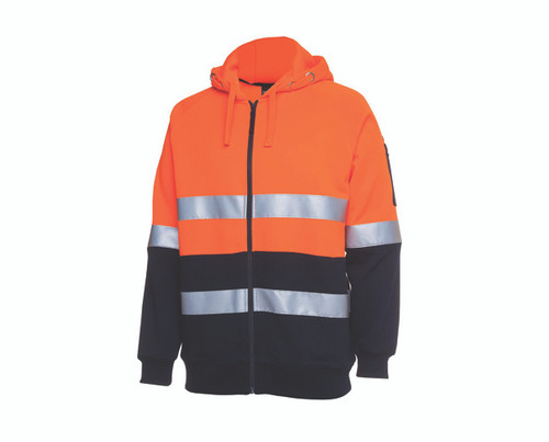Hoodie Fleecy Full Zip Day/Night