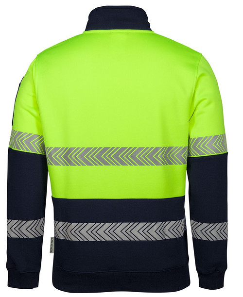 Polar Fleece  Hi Vis 1/2 Zip Segmented