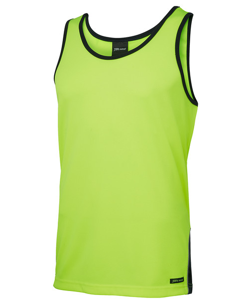 Singlet Hi Vis Contrast