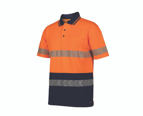 Polo  Hi Vis S/S Segmented Tape