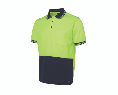 Polo Hi Vis Cotton Back Short Sleeve