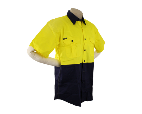 Shirt Hi Vis Work S/S 190gsm