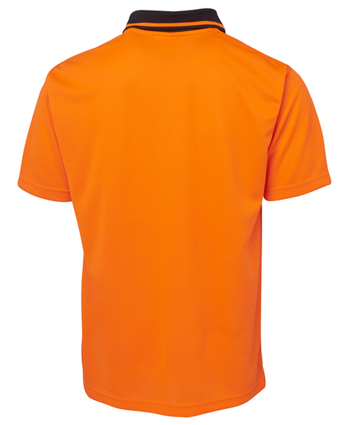 Polo  Hi Vis Traditional Non Cuff S/S