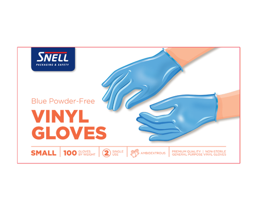 Snell Vinyl Gloves Powder Free