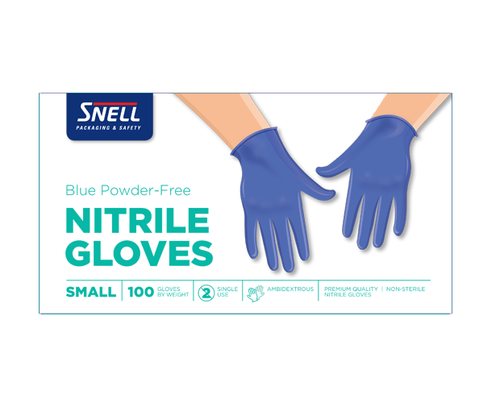 Snell Nitrile Glove P/Free - 240mm Cuff
