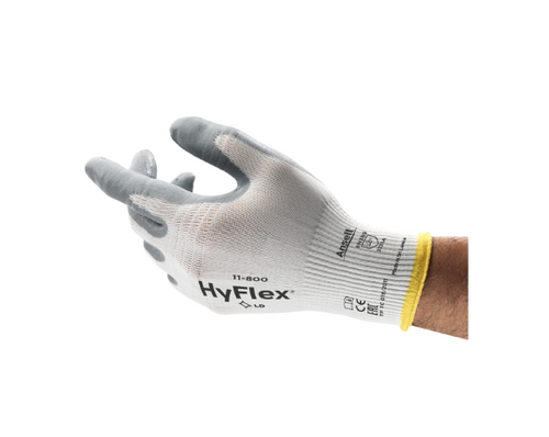 Ansell Hyflex 11-800 Nylon Foam Nitrile Coat Gloves