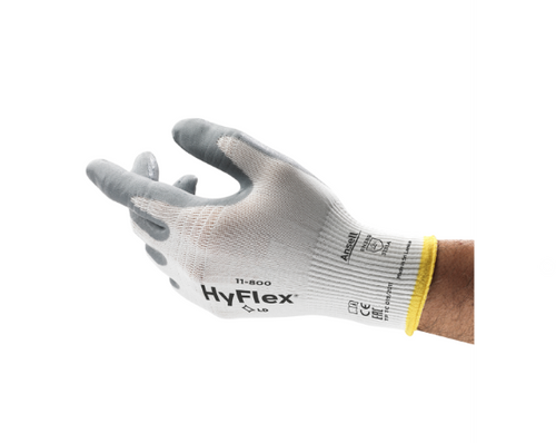 Ansell Hyflex 11-800 Nylon Foam Nitrile Coat Gloves