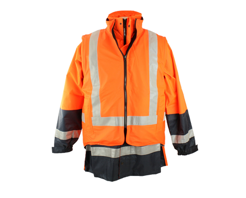 Jacket  Rainwear Hi Vis D+N Long Line Jacket