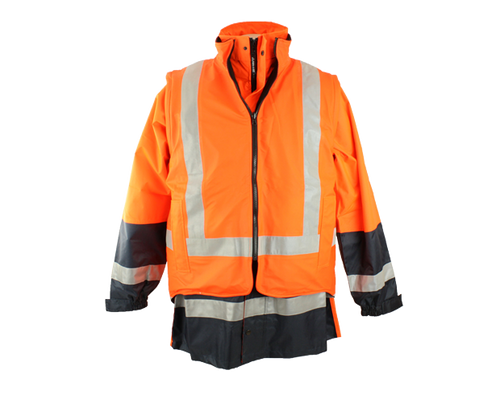 Jacket  Rainwear Hi Vis D+N Long Line Jacket