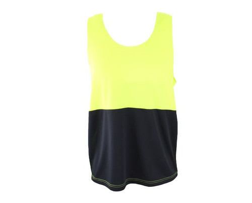 Singlet Hi Vis Traditional Polyester
