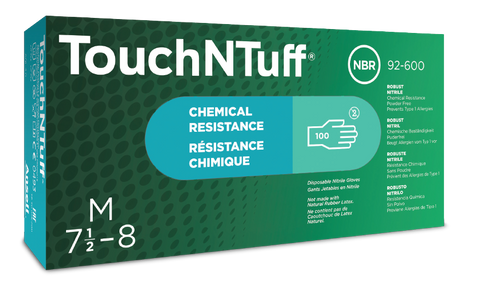 Ansell Touch N Tuff Nitrile PF Gloves  100Pk