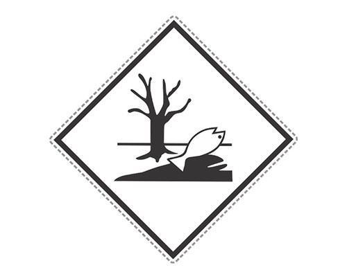 Label Printed Environmentally Hazardous 99x98mm 500/Roll