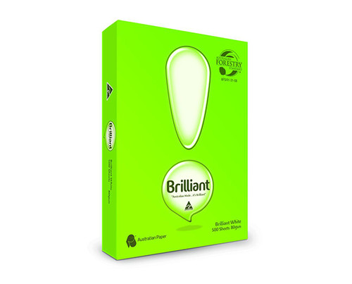 Brilliant Copy Paper A5 80gsm White 500Ream