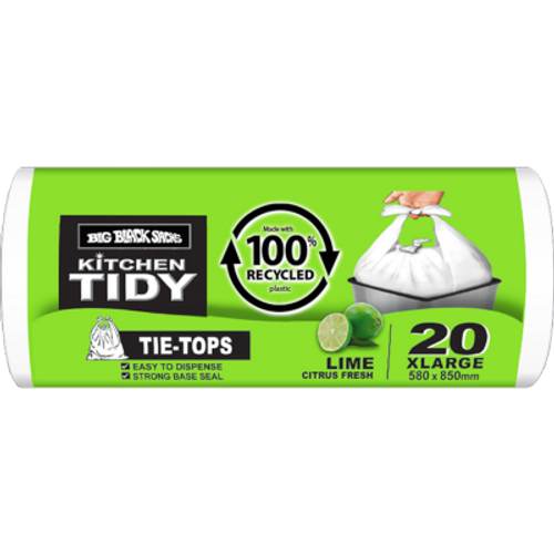 Kitchen Bag Extra Large 300X280X710mm 30mu 1000/Ctn