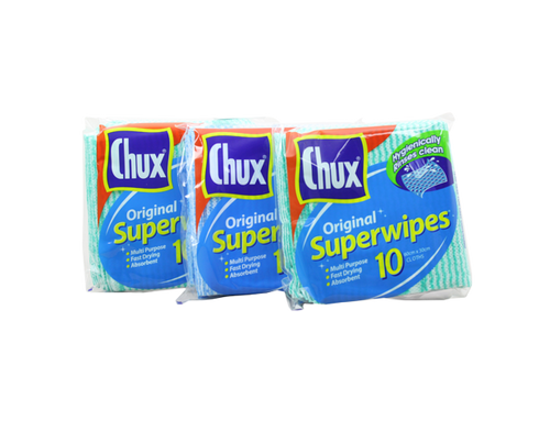 Chux Regular Superwipe Blue/Purple 10/Pk