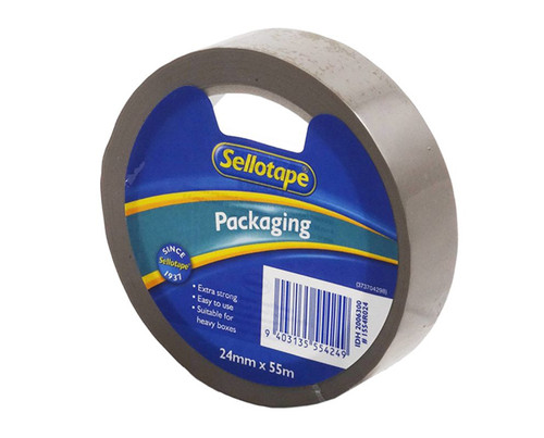Sellotape 1554r Vinyl Tape Tan 24mmx55m 36/Ctn
