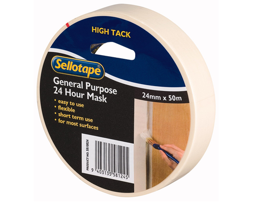 Sellotape 5810 Fastmask Tape 18mmx50m 48/Ctn