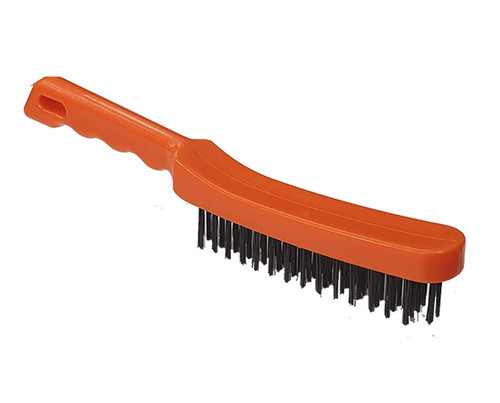 Wire Brush 4 Row Plastic Handle