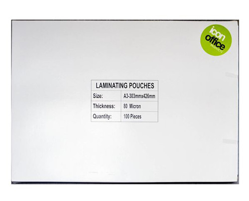 NXP Laminating Pouches 80micron A3 100/Pk