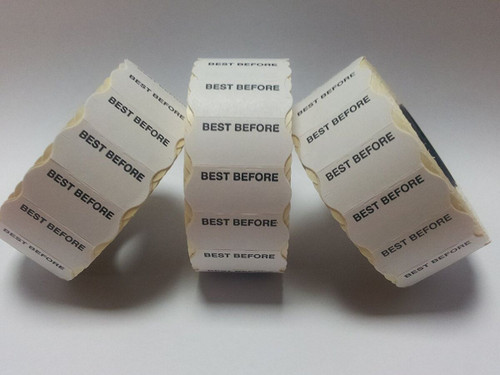 Label Permanent Printed Best Before 16.2x18mm 1000/Roll