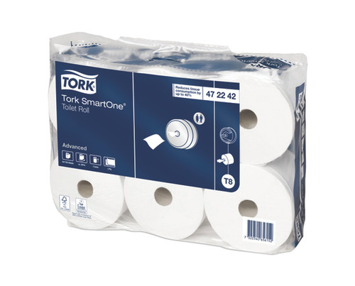 Tork T21 Toilet Tissue White 6/Ctn