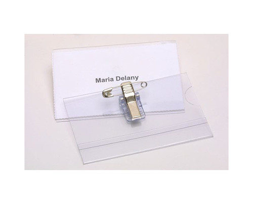 Name Badge With Pin And Clip 50/Box