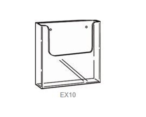 Brochure Holder A4 Wall Single Unlinked