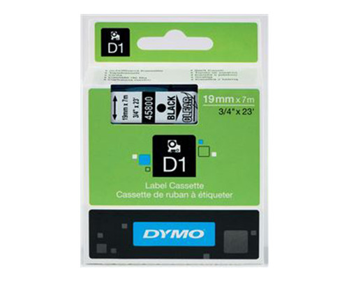 Dymo D1 Label Printer Tape 19mmx7m Black on White