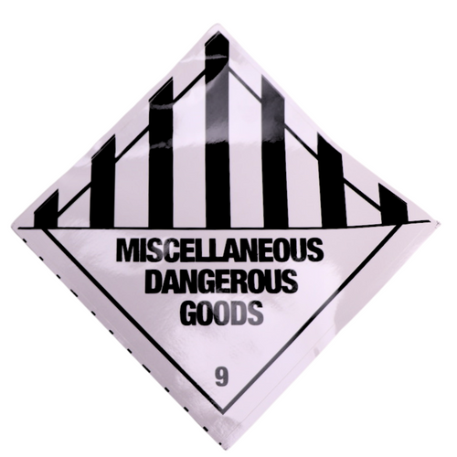Label DG Class 9 Miscellaneous - 250x250mm