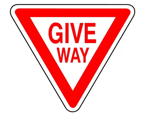 Sign - Give Way - 750mm